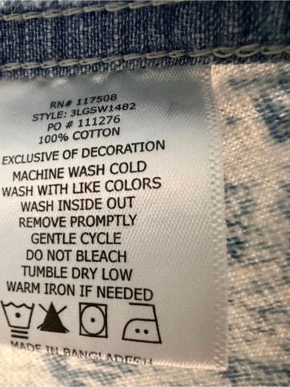 Levi's Men's Light Blue Acid-Wash Denim Shirt Short Sleeve Button Up Sz S